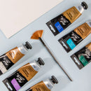Mont Marte Artist Taklon Fan Acrylic Brushes