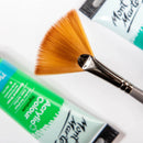 Mont Marte Artist Taklon Fan Acrylic Brushes
