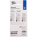 Mont Marte Coloured Charcoal Pencils Set of 12