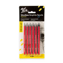 Mont Marte Woodless Graphite Pencils 6 Piece Set