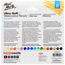 Mont Marte Ultra-Soft Watercolour Pencils 18 Piece Set