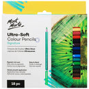 Mont Marte Ultra-Soft Colour Pencils 18 Piece Set