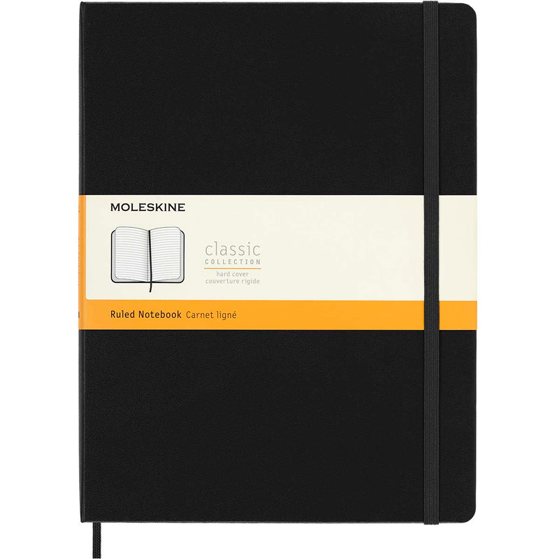 moleskine notebook xtra large ruled hard cover