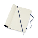 Moleskine Large Sapphire Blue Soft Cover Square Notebook