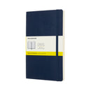 Moleskine Large Sapphire Blue Soft Cover Square Notebook