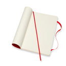 Moleskine Large Square Scarlet Red Soft Cover Notebook
