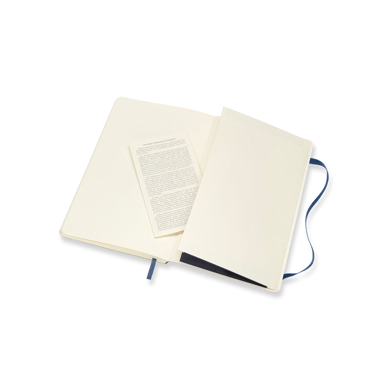 Moleskine Large Sapphire Blue Soft Cover Dot Notebook