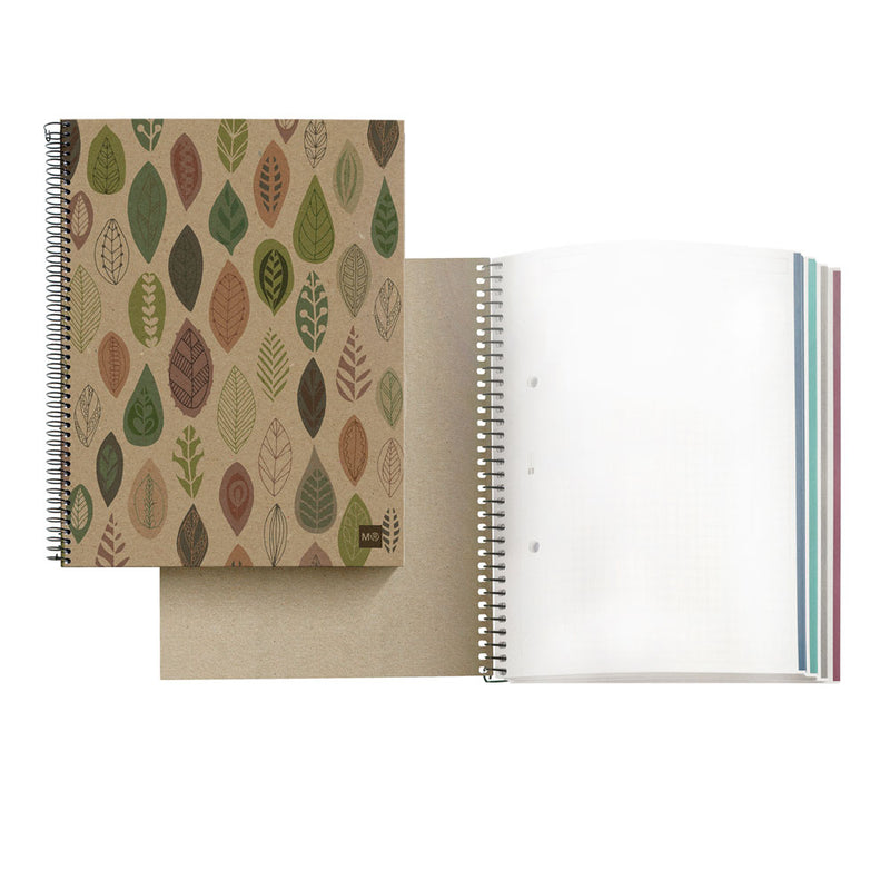 Miquelrius 4 Subject 120 Leaf Ruled Ecoleaves Notebook