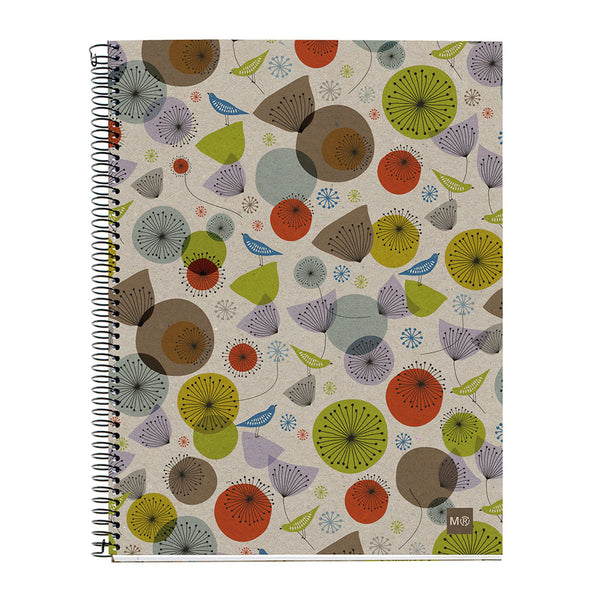 Miquelrius 4 Subject 120 Leaf Ruled Ecobirds Notebook#Size_A5