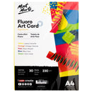 Mont Marte Fluoro 230GSM 30 Piece A4 Art Card Pack 5 Colours