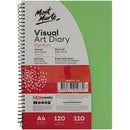 Mont Marte PP Coloured Cover 120 page Visual Art Diaries