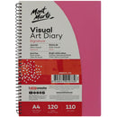 Mont Marte PP Coloured Cover 120 page Visual Art Diaries