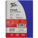 Mont Marte PP Coloured Cover 120 page Visual Art Diaries