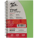 Mont Marte PP Coloured Cover 120 page Visual Art Diaries