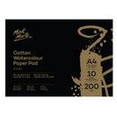 Mont Marte Cotton Watercolour Paper 200GSM A4 Pack of 10 Sheets
