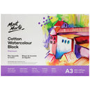 Mont Marte Cotton Watercolour Paper 300GSM 12 Sheet Blocks