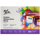 Mont Marte Cotton Watercolour Paper 300GSM 12 Sheet Blocks