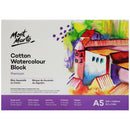 Mont Marte Cotton Watercolour Paper 300GSM 12 Sheet Blocks