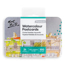 Mont Marte 300GSM 24 Sheets Watercolour Postcards 