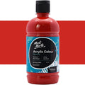 Mont Marte Studio Acrylic Paints 500ML#Colour_BRILLIANT RED