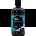 Mont Marte Studio Acrylic Paints 500ML#Colour_LAMP BLACK