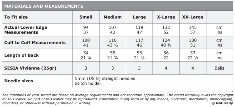 Knitting Pattern N1440 - Womens Top S-2XL Lace Yarn