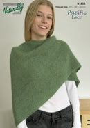 Knitting Pattern N1803 - Womens Wrap OS Lace Yarn