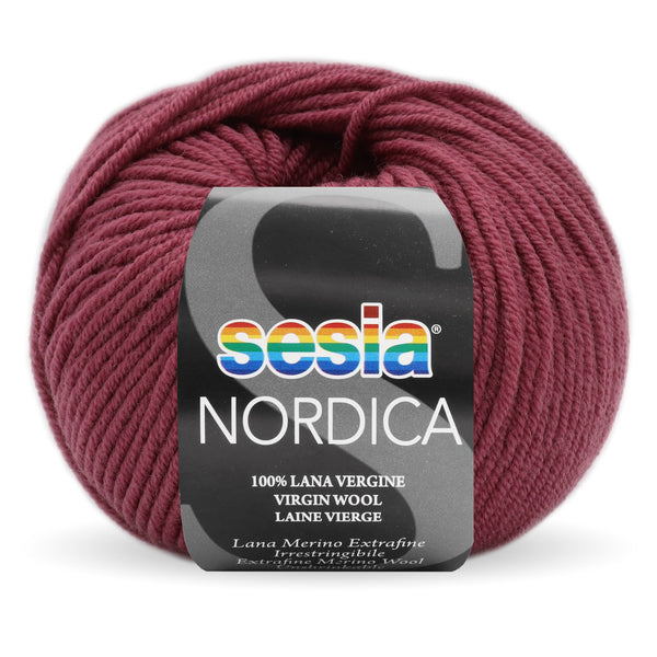 Sesia Nordica Merino DK Yarn 8ply - Clearance#Colour_CLARET (5900)