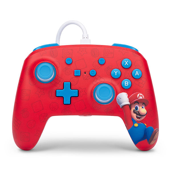 Powera Enhanced Wired Controller Woohoo Mario Nintendo Switch