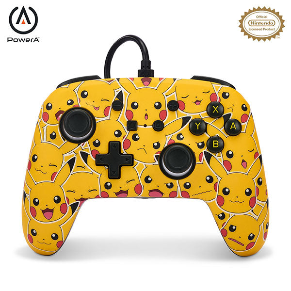 Powera Enhanced Wired Controller Pikachu Moods Nintendo Switch