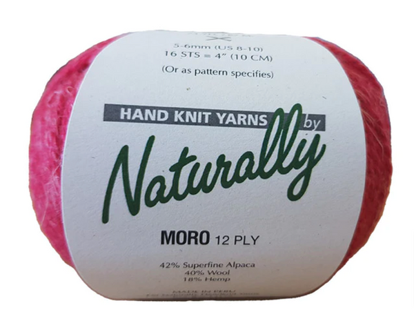 Naturally Moro Yarn 12ply#Colour_CHERRY RED (906)