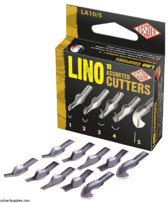 Essdee 10 Lino Cutters Assorted (styles 1 – 5)