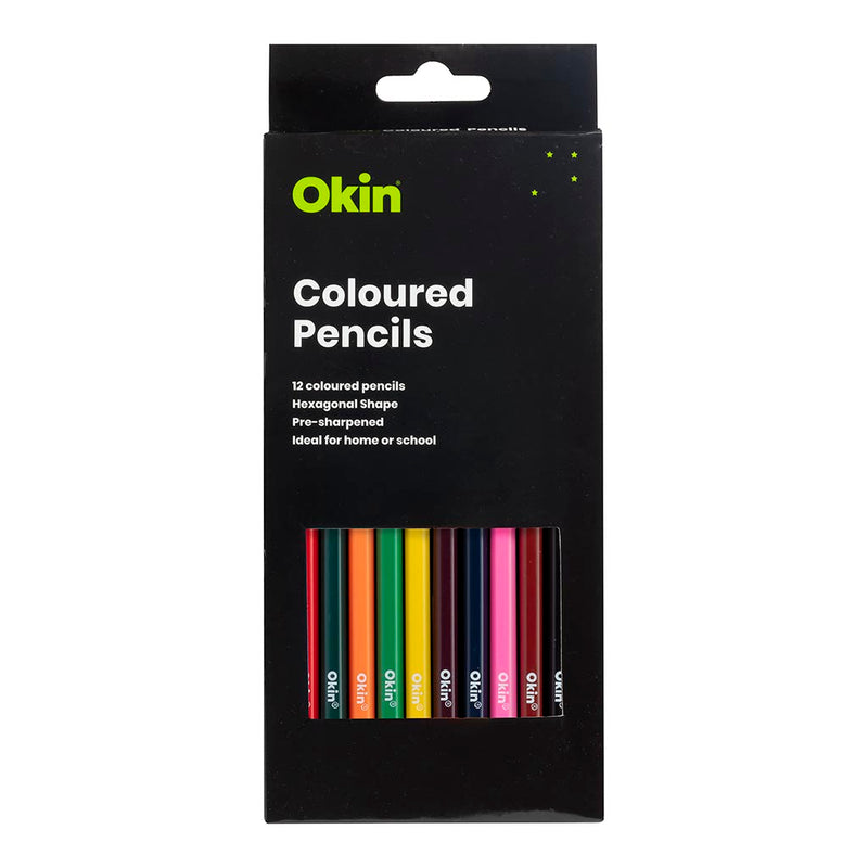 Okin Colouring Pencils Pack of 12