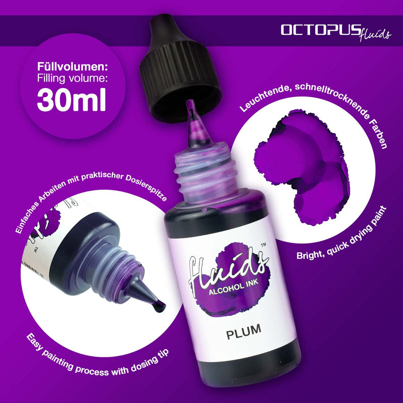 Octopus Fluids Alcohol Inks 30ml