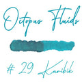 Octopus Fluids Fountain Pen Ink 30ml#Colour_CARIBBEAN
