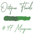 Octopus Fluids Fountain Pen Ink 30ml#Colour_MOSS GREEN