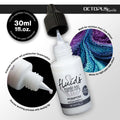 Octopus Fluids Resin Inks 30ml#Colour_POMPOM WHITE PETRI DISH EFFECT LIGHT