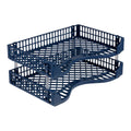 Okin Document Trays Pack of 2#Colour_BLUE
