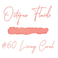 Octopus Fluids Fountain Pen Ink 30ml#Colour_PASTEL LIVING CORAL