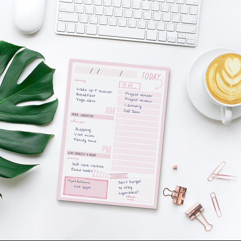 Carpe Diem Daily Planner Pad
