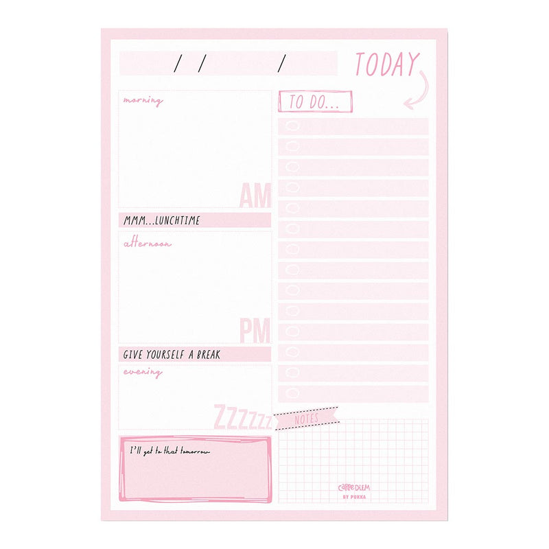 Carpe Diem Daily Planner Pad