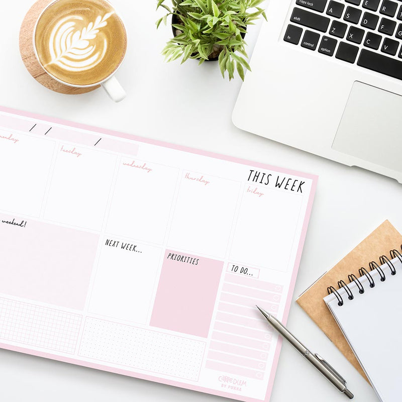 Carpe Diem Weekly Planner Pad