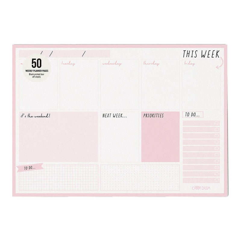 Carpe Diem Weekly Planner Pad