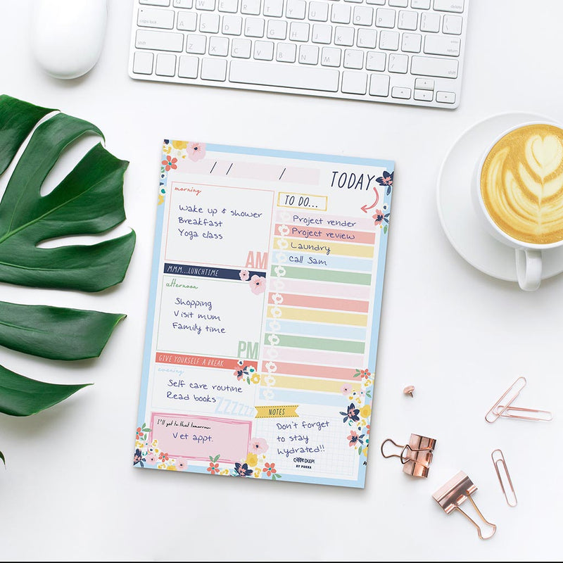 Carpe Diem Daily Planner Pad