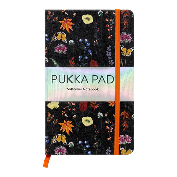 Pukka Bloom Softcover 13x21cm Notebooks#Colour_BLACK