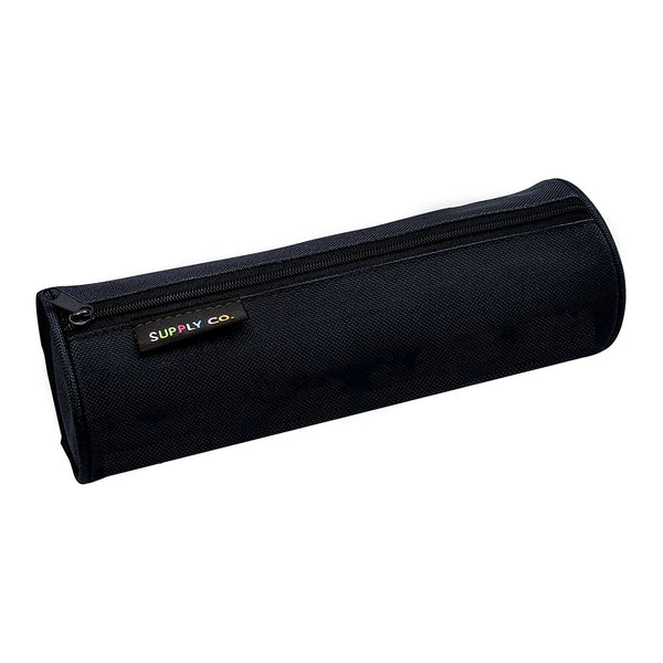 Supply Co Recycled 21x8cm Tube Pencil Cases#Colour_BLACK