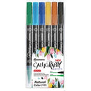 Mungyo Dual Nature Calligraphy Markers Set of 6