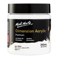 Mont Marte Dimension Acrylic Paints 250ML#Colour_ZINC WHITE