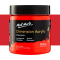 Mont Marte Dimension Acrylic Paints 250ML#Colour_BRILLIANT RED