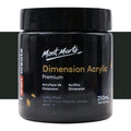 Mont Marte Dimension Acrylic Paints 250ML#Colour_LAMP BLACK